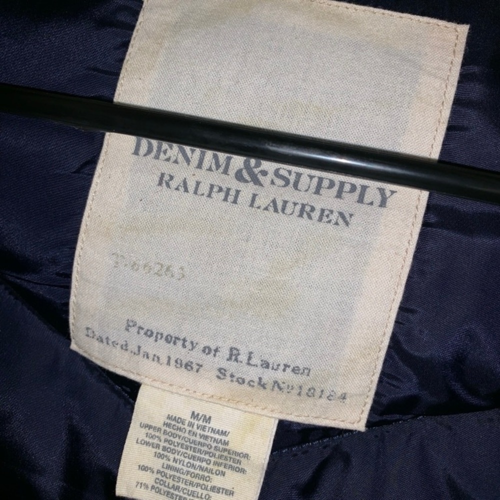 Ralph Lauren Denim and Supply Jacket Vest